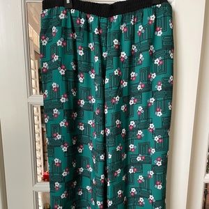 Eloquii Floral Palazzo Culottes